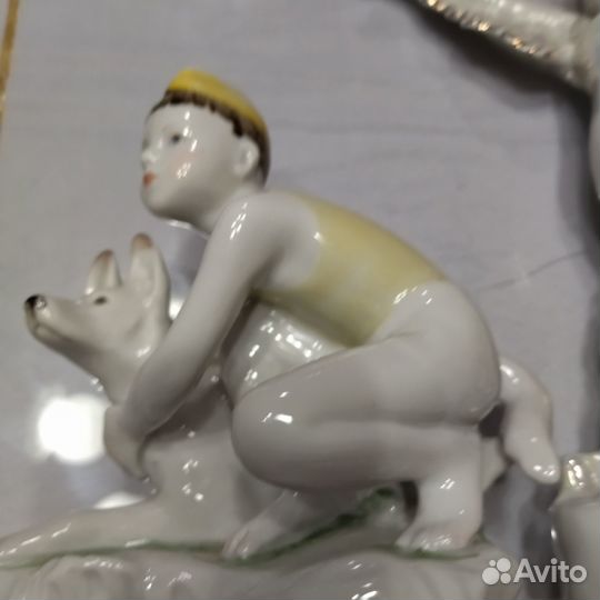 Фарфоровые статуэтки СССР лфз и Вербилки