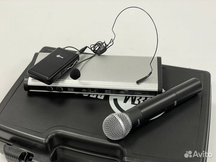 Радиосистема Leem ручной и головной микрофон