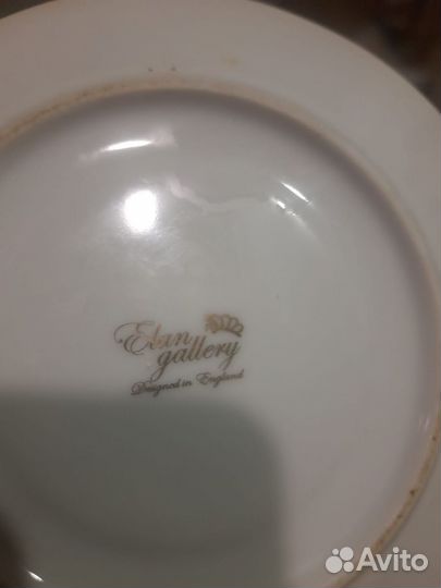 Блюдце с павлином