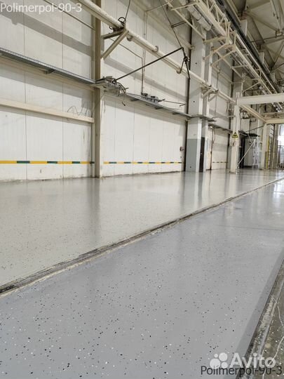 Наливной пол с гарантией