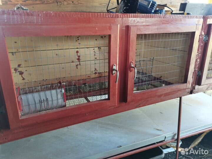 Клетки для кроликов большие