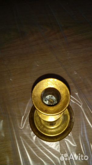 Подсвечник (Латунь). Подсвечник разборный