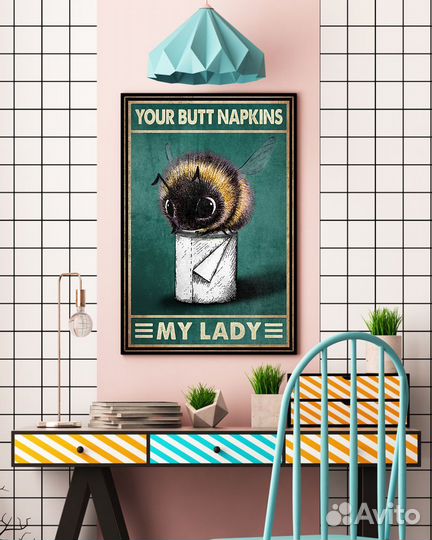 Постер #22-0534 Для ванной комнаты