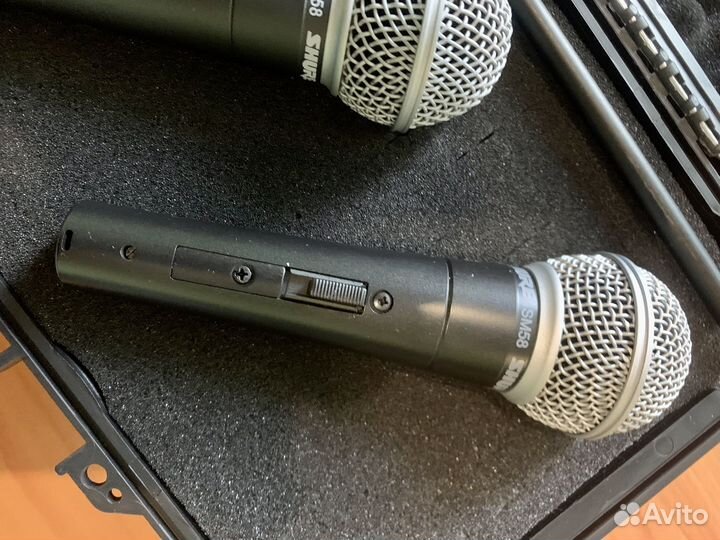 Микрофоны Shure sm58 в кейсе