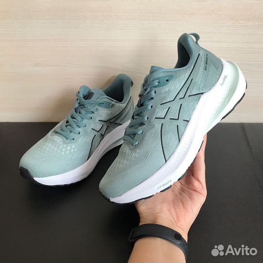 Кроссовки Asics женские зеленые летние