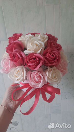 Букет цветов из мыла