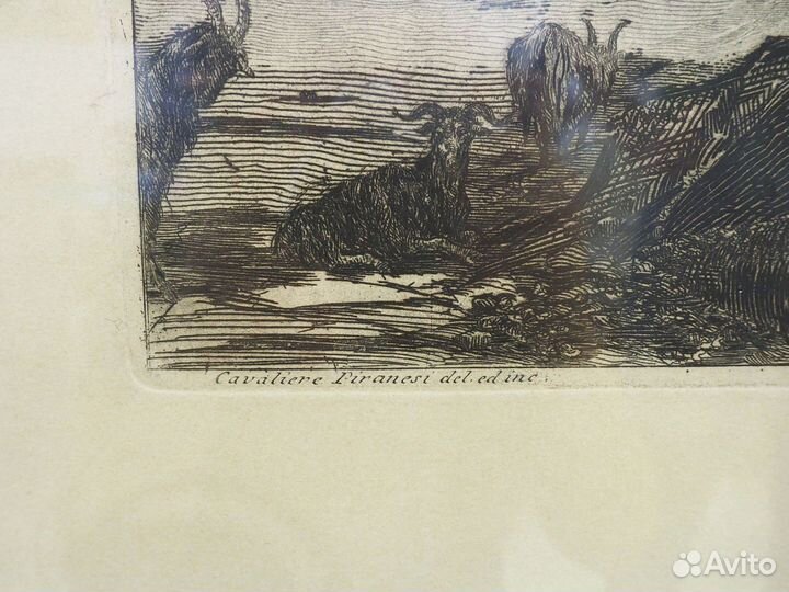 Гравюра Д. Б. Пиранези «Триумфальная Арка». В раме