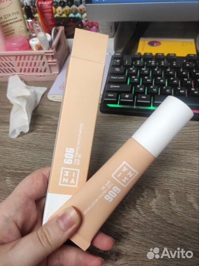 Крем увлажняющий с тональным эффектом Mina / 3ina