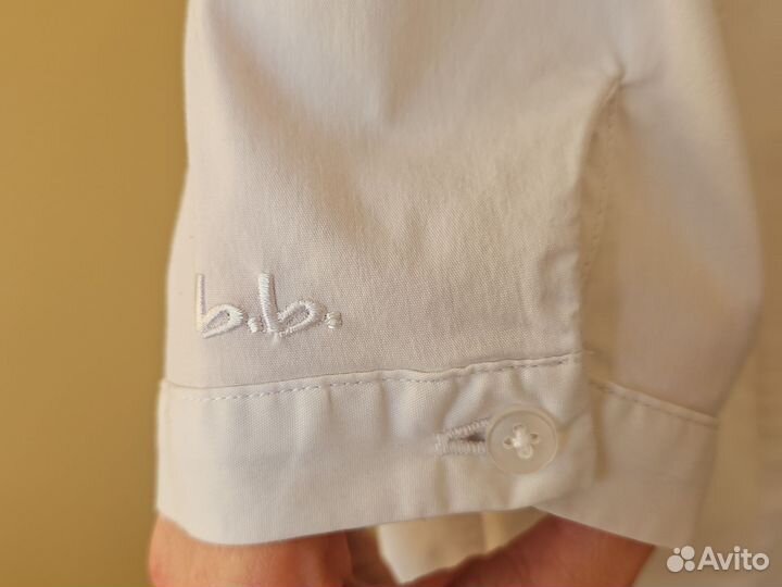 Школьная рубашка Button blue 146