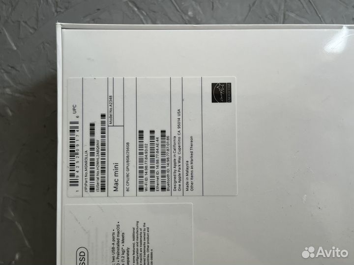 Новый Apple Mac mini M1/8/256