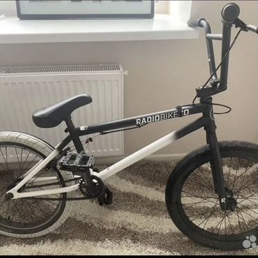 BMX Radio Valac Black White Fade