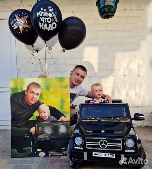 Портрет по фото маслом на заказ