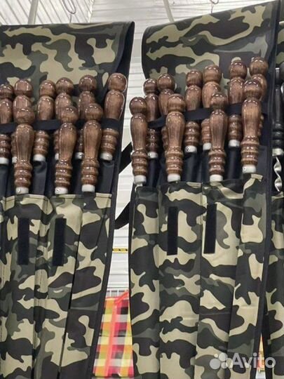 Шампура с деревянной ручкой