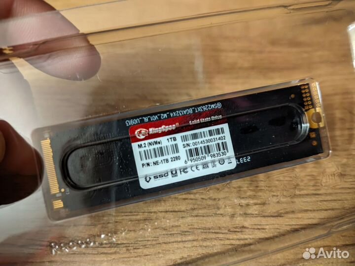 SSD M2 nvme 1TB Kingspec 1900/2400mb/s