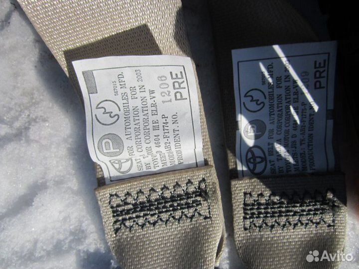 Ремень безопасности передний Toyota Allion ZZT240