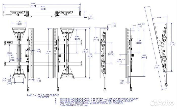 Chief ltm1u кронштейн для телевизора