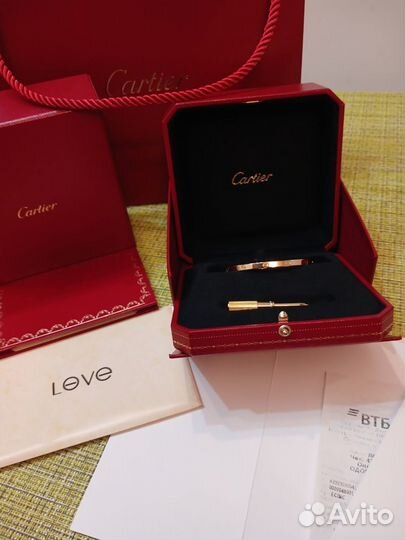 Браслет Cartier Love оригинал