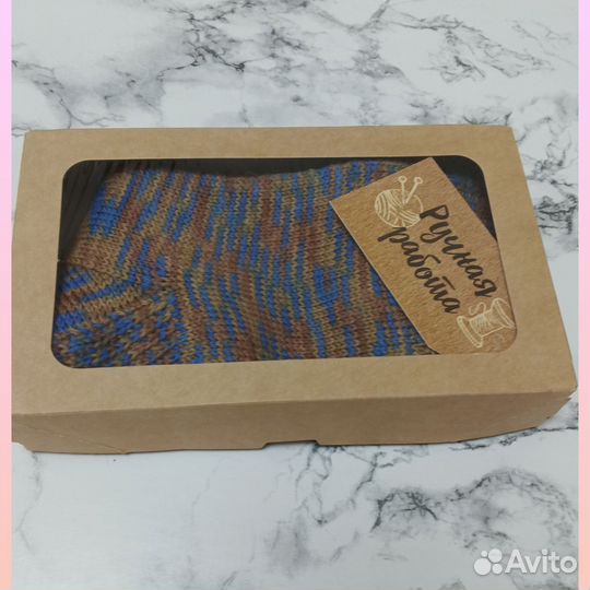 Носки унисекс шерстяные ручной работы