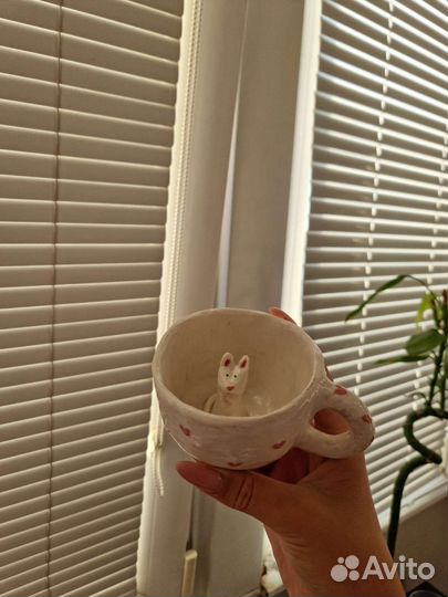 Керамическая кружка ручной работы