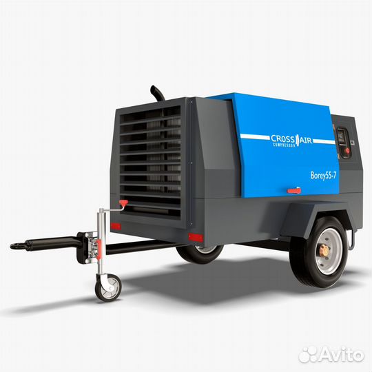 Компрессор винтовой дизельный CrossAir 55 кВт