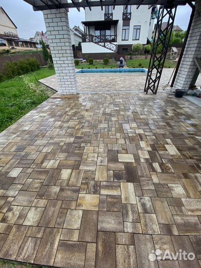 Тротуарная плитка в Кредит