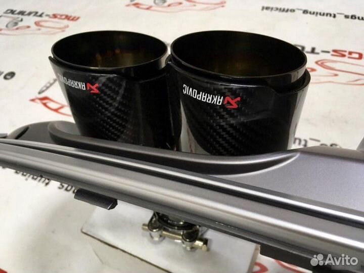 Диффузор Audi Q5 (SQ5) для S-line + Akrapovic