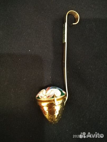 Ситечко чайное серебряное