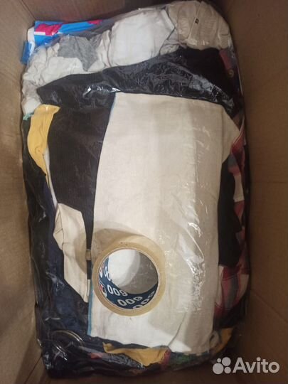 Коробка с женскими вещами б/у