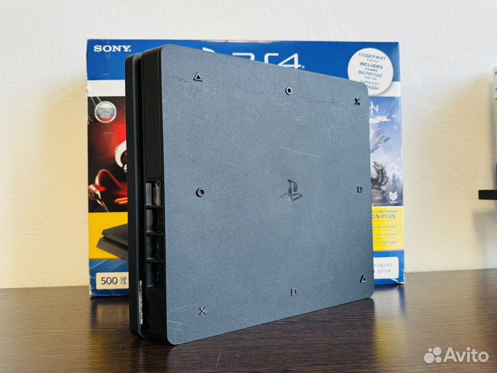 Игровая PS4 Slim 500 Гб с играми