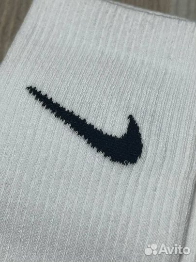 Носки, гетры nike dri fit белые 3 пары