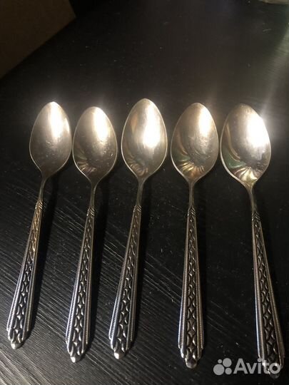 Мельхиоровые ложки и вилки СССР