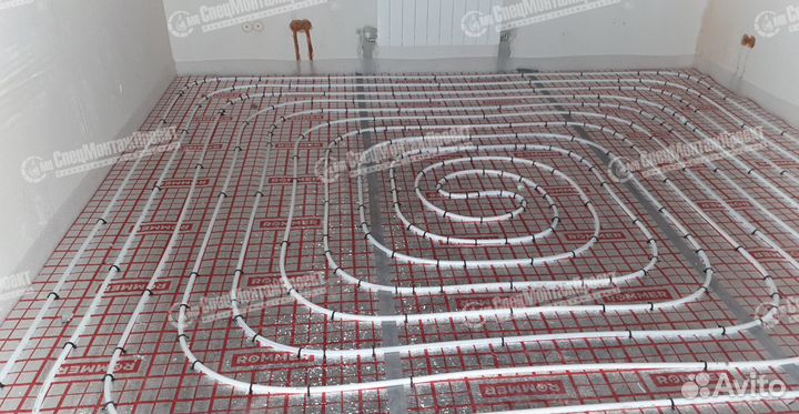 Монтаж отопления и водоснабжения в частном доме