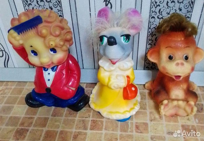Советские резиновые игрушки