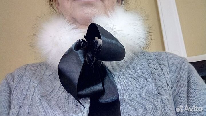Съёмный меховой воротник
