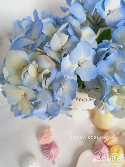 Букет цветы гортензия искусственная