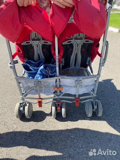 Прогулочная коляска трость maclaren для двойни