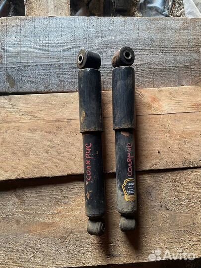 Задние амортизаторы Hyundai Solaris 1