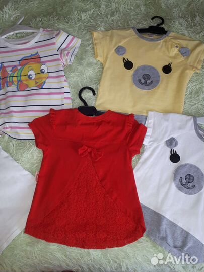 Футболка для девочки 92-98 пакетом за все