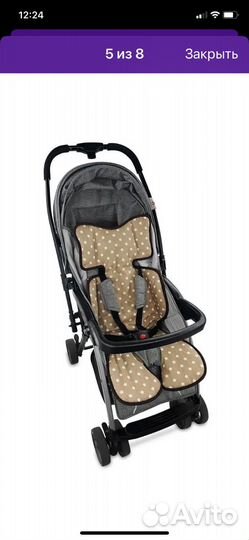 Матрасик в коляску Хлопковый 