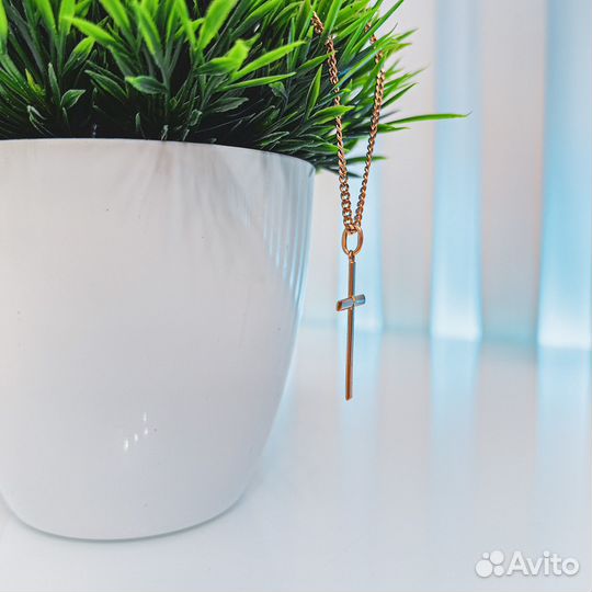 Золотая цепь с крестом (Италия)