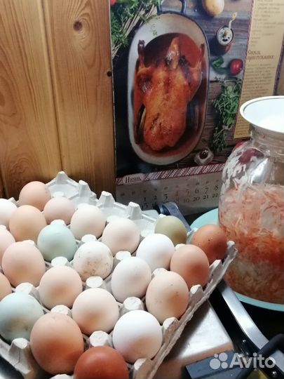 Козье молоко и куриные яйца