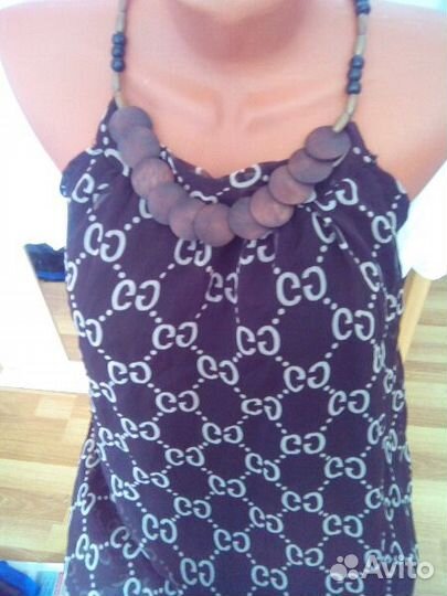 Туника шефон можно как топ длинный