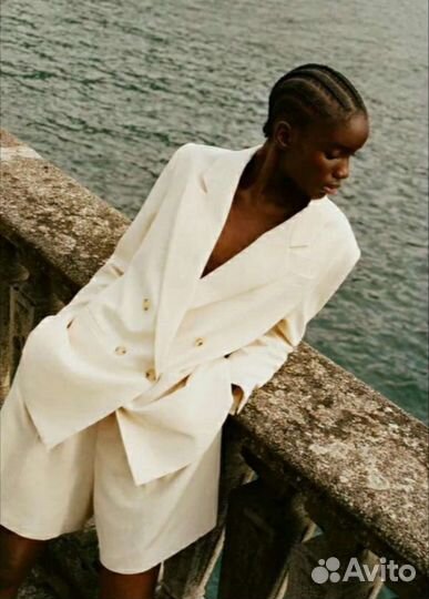 Шорты в стиле рустик zara