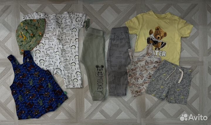 Детские вещи пакетом на мальчика 80 86