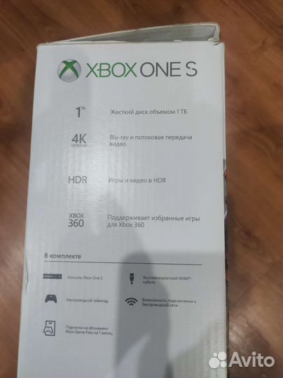 Xbox One s white 1 тб