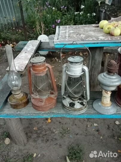 Старинные керосиновые лампы