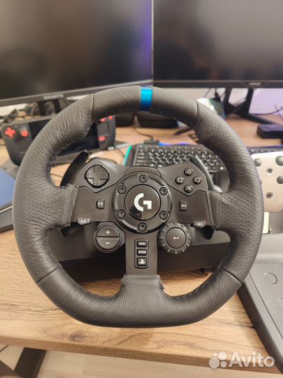 Игровой руль logitech g923 с кпп