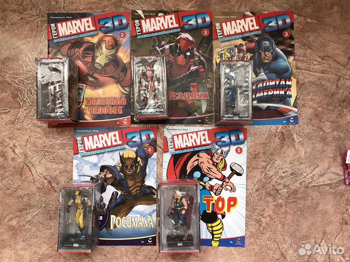 Фигурка Герои Marvel 3D Марвел