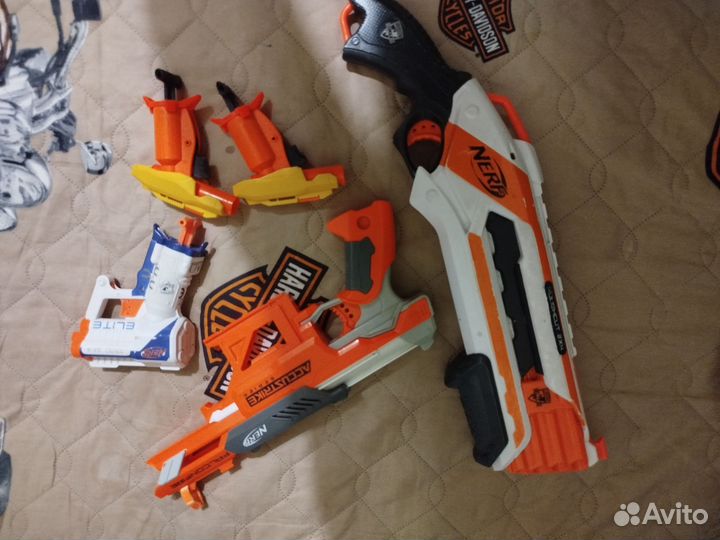 Бластеры nerf и другие пакетом