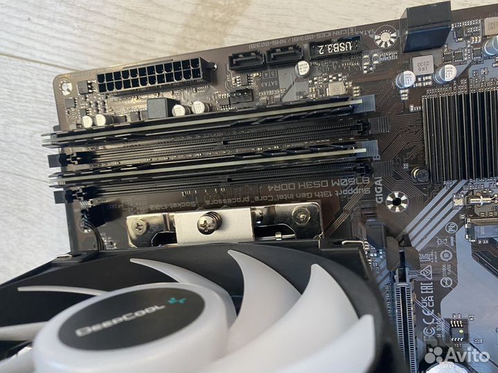 I5 12400f+b760+32гб+кулер